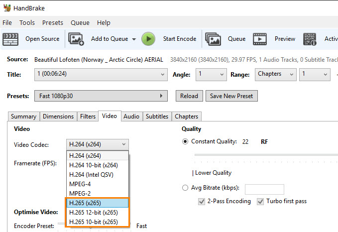 نام: handbrake-hevc-codec-01.jpg نمایش: 116 اندازه: 88.7 کیلو بایت