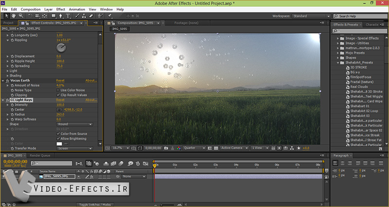 نام: preset for After Effects.JPG نمایش: 153 اندازه: 154.6 کیلو بایت