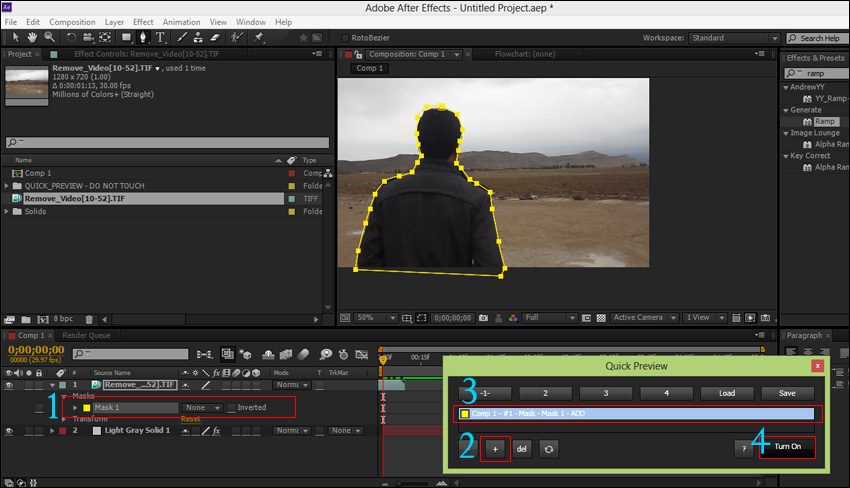 نام: Turn OF Mask in after effects.JPG نمایش: 140 اندازه: 135.1 کیلو بایت