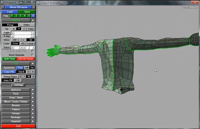 نام: UV Layout01.JPG نمایش: 523 اندازه: 45.0 کیلو بایت