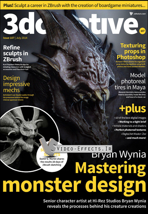 نام: 3Dcreative - Issue 107 - July 2014.jpg نمایش: 137 اندازه: 219.2 کیلو بایت